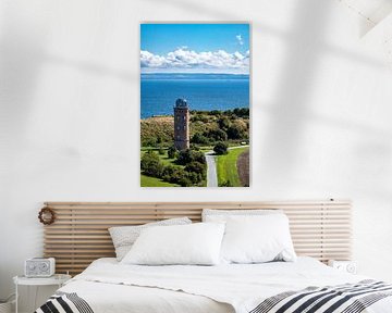 Uitzicht op de vuurtorens bij Kaap Arkona van Andreas Völkel