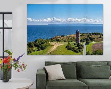 Uitzicht op de vuurtorens bij Kaap Arkona van Andreas Völkel