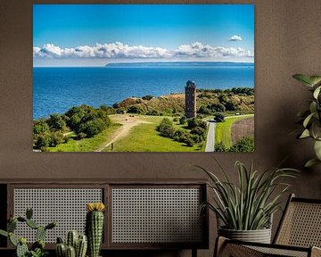 Uitzicht op de vuurtorens bij Kaap Arkona van Andreas Völkel