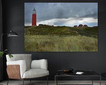 Eierland-Leuchtturm , Texel von Huub Westendorp