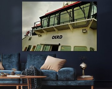 Stuurhut van de Oerd, op weg naar Schiermonnikoog van Jurjen Melinga