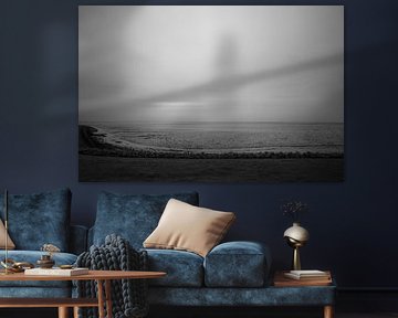 Blick über das Wattenmeer vom Deich auf Schiermonnikoog von Jurjen Melinga