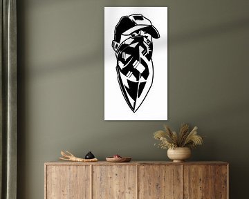 Mike das verrückte Porträt