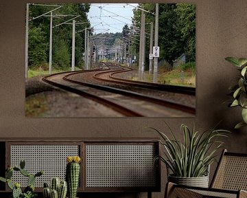 Kurvenartige Gleise von Michael Niebuhr