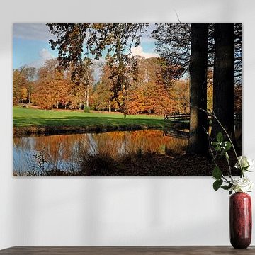 Herfstkleurweerspiegeling