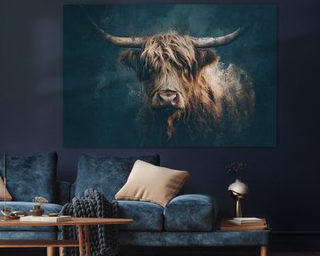 Highland Art Strength and Tranquillity auf einen Blick von Eva Lee