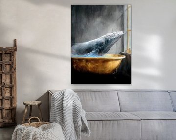 Wal in der Badewanne