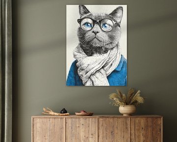 Hipster Katze 10