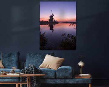 New day in Kinderdijk by Elise van den Boogaart