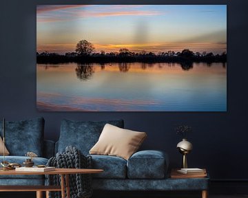 After sunset Wildervank with Grebe