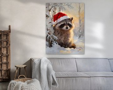 Kerst onder de Berkenbomen – Wasbeer van Trinkets NL ✪ Design Studio