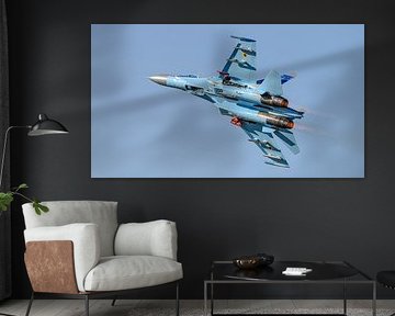 Sukhoi SU-27 van de Oekraïense luchtmacht. van Jaap van den Berg