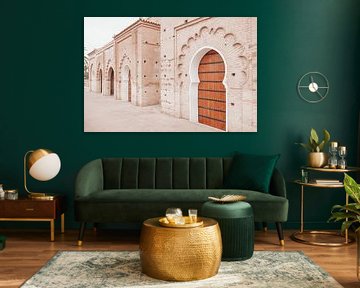 Mosquée Koutoubia Marrakech - Porte d'entrée sur By Luna