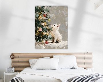 Chaton de Noël