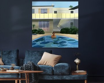 David Hockney - Portret van Nick Wilder, 1966