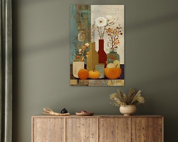 Frisches Blumenarrangement von Blickfänger Gemälde