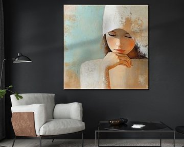 Serene Woman | Touch of Serenity Canvas by Zen and More