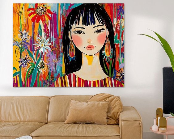 Example of the artwork in a room