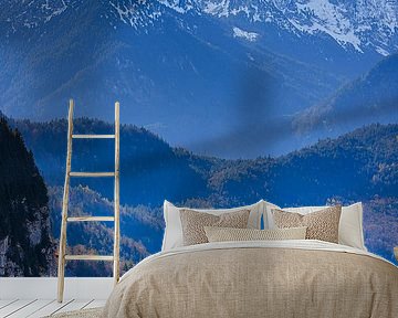 Neuschwanstein Castle in autumn, Bavaria, Germany by Henk Meijer Photography