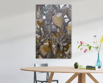 Golden leaves and bells - temple tree in Chiang Mai by Minimalistic Travel Photography by.Rieneke