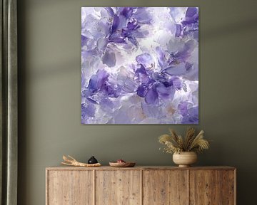 Blüten im Licht der lavendelfarbenen Stille