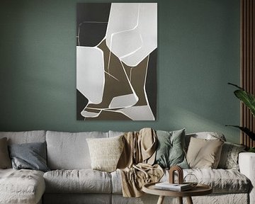 Gebrochene Oberflächen im Gleichgewicht von Color Square