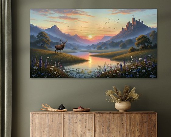 Example of the artwork in a room