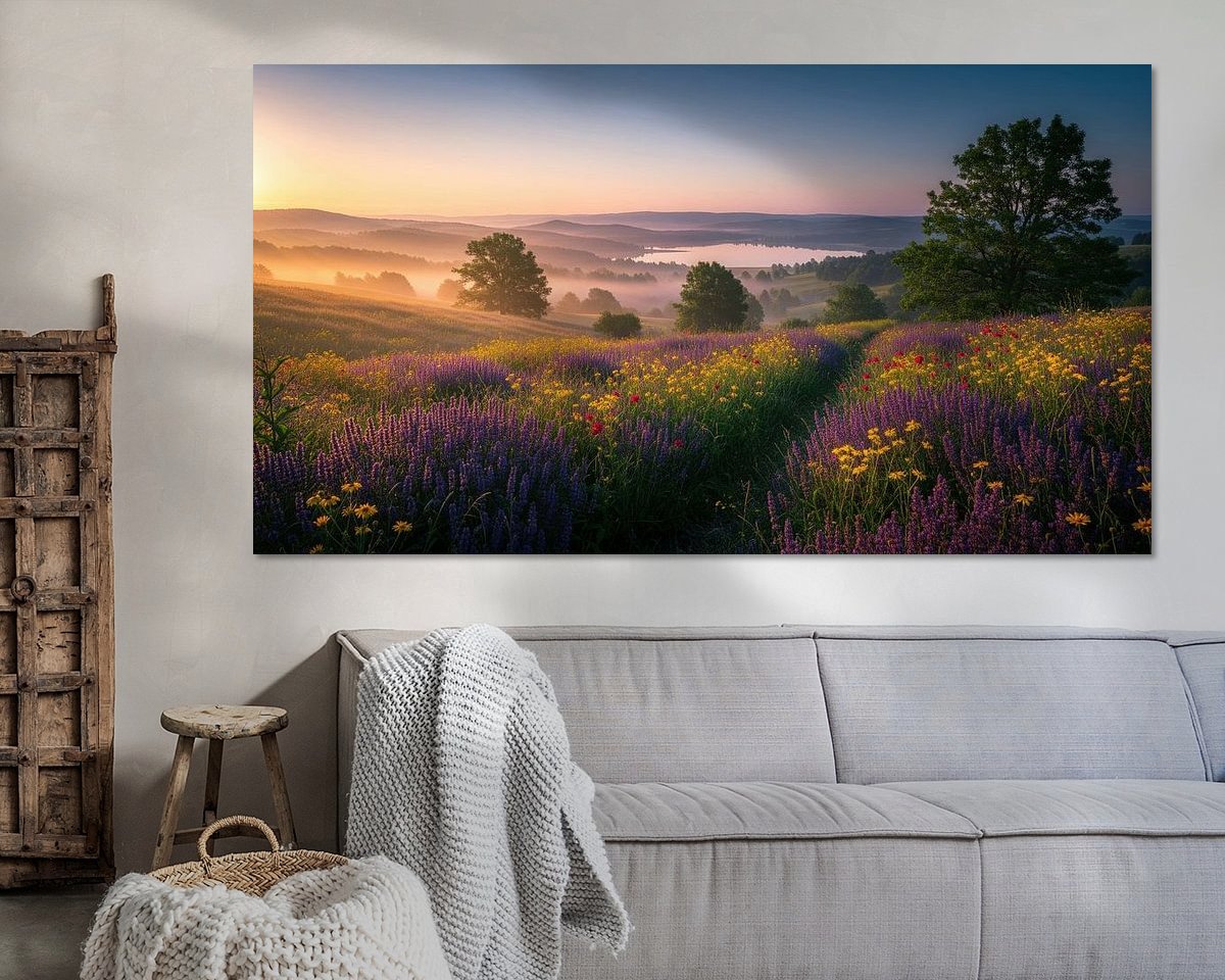 Example of the artwork in a room
