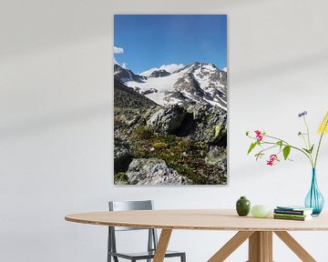 Tyrol du Sud - photographie de montagne impressionnante du Piz Rims et de ses montagnes. sur Miriam Schwarzfischer Fotografie