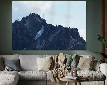 Tyrol du Sud - photographie de montagne impressionnante du Piz Rims et de ses montagnes. sur Miriam Schwarzfischer Fotografie