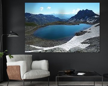 Tyrol du Sud - photographie de montagne impressionnante du Piz Rims et de ses montagnes. sur Miriam Schwarzfischer Fotografie