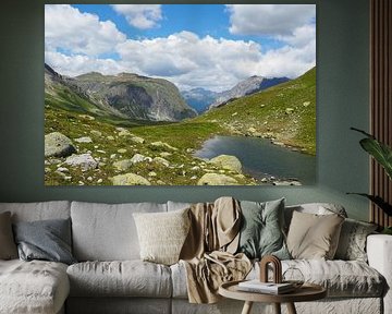 Les montagnes majestueuses autour du Piz Rims dans le Tyrol du Sud sur Miriam Schwarzfischer Fotografie