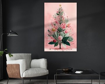 Arbre de Noël fleuri n° 1 sur Studio BB