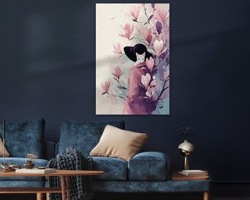 L'histoire du chat parmi les magnolias n° 3 sur Studio BB