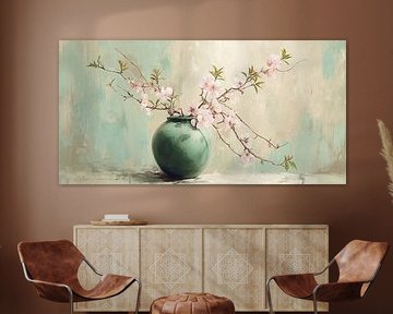 Blossoms in Sage Green no. 2 by Studio BB