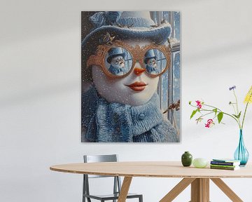 Verres Bonhomme de neige