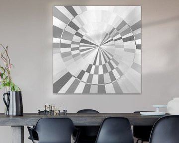 EH PAINTING ART 1998 #1084 Dizzy Soft-Schwarz von Willem Hartgers