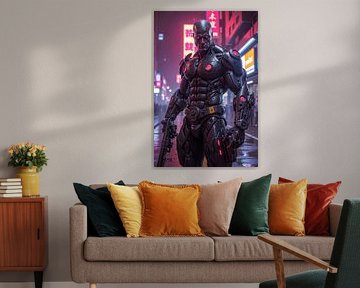 NEON WARRIOR: Der Cyborg Krieger in der Cyberpunk City von INFERAURUM