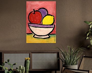 Bunte Früchte im Minimalstil von Niklas Maximilian
