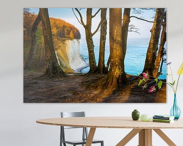 Sonnenuntergang an der Kreideküste von Martin Wasilewski