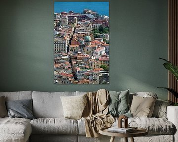 Napels - Uitzicht op de oude stad
