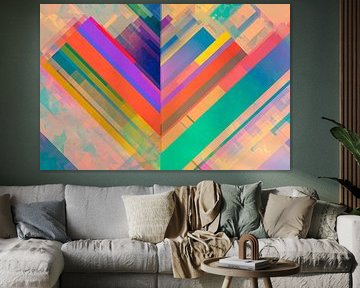 Buntes Geometrisches 3 von Claudio Chagas Pereira