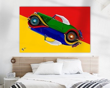 Citroën Traction Avant Cabrio Harlekin TWINS von aRi F. Huber