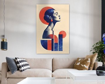 Retrometric - Abstract Beauty von Philippe HUGONNARD