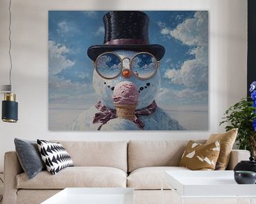 Bonhomme de neige sur Art Merveilleux