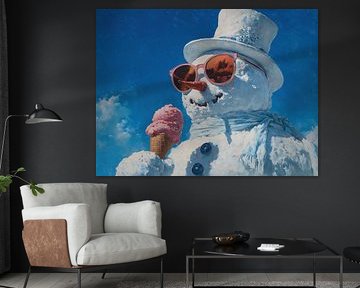 Crème glacée au soleil sur Art Merveilleux