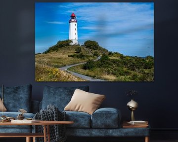 Vue du phare depuis l'île de Hiddensee sur le Bal sur Andreas Völkel