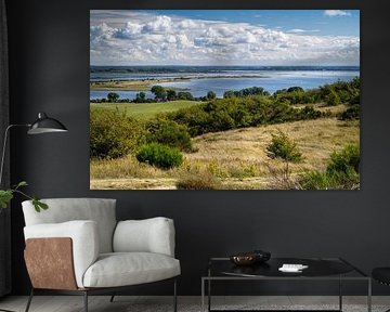 Vue de l'île de Hiddensee vers l'île de Ruegen sur Andreas Völkel