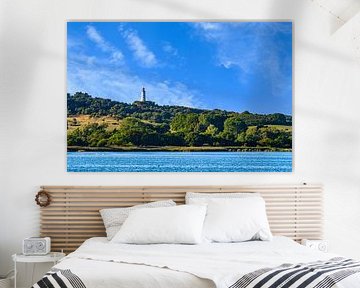 Vue du phare depuis l'île de Hiddensee sur la mer Baltique sur Andreas Völkel