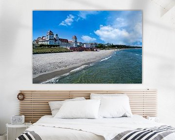 A view of the spa resort in Binz by Andreas Völkel